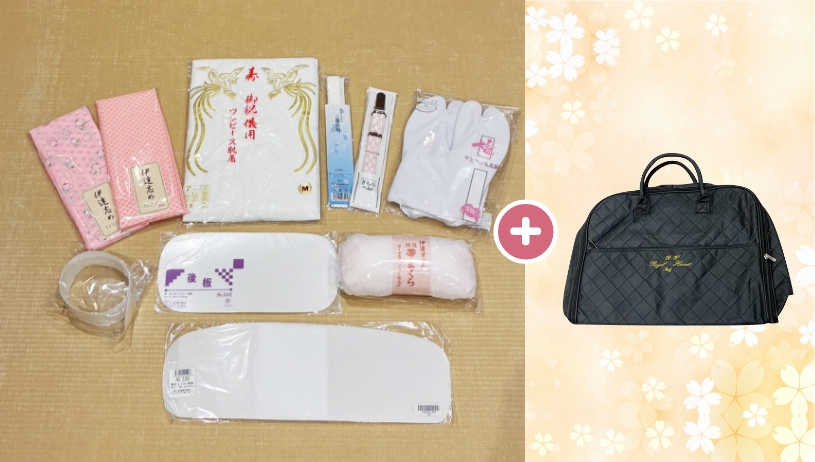 新品和装小物10点プレゼント(和装バッグ付き)